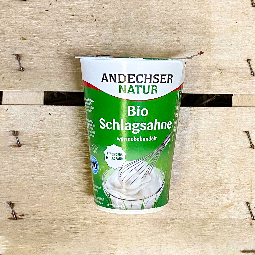 Andechser Bio-Schlagsahne 200g | die veggies