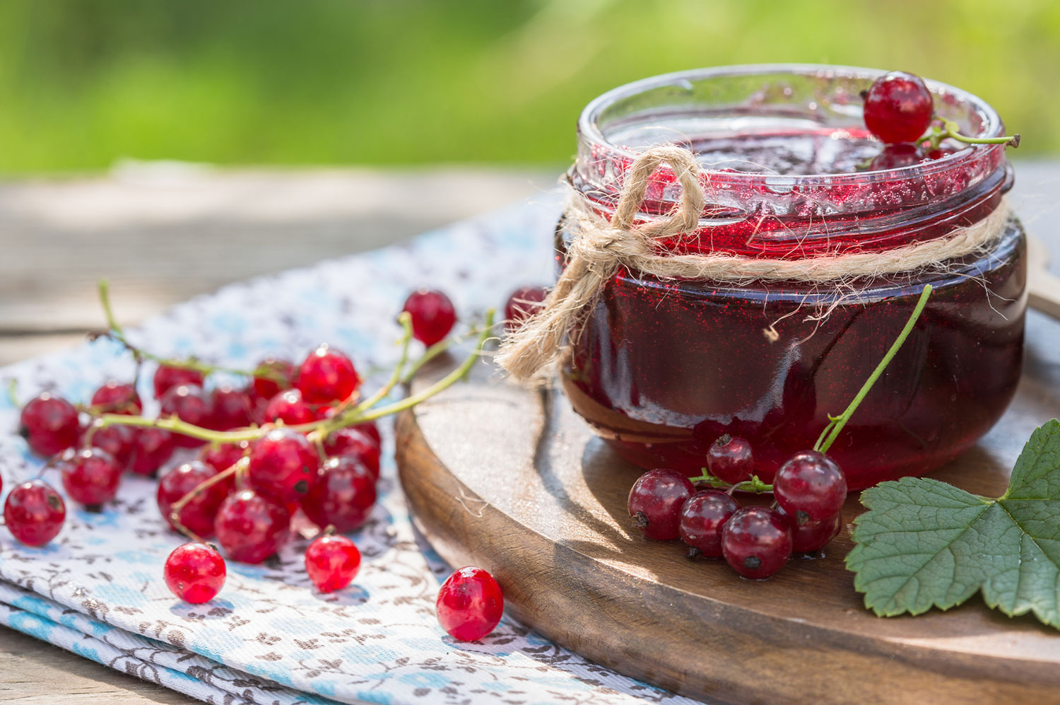 Johannisbeer-Marmelade Beeren Mojito