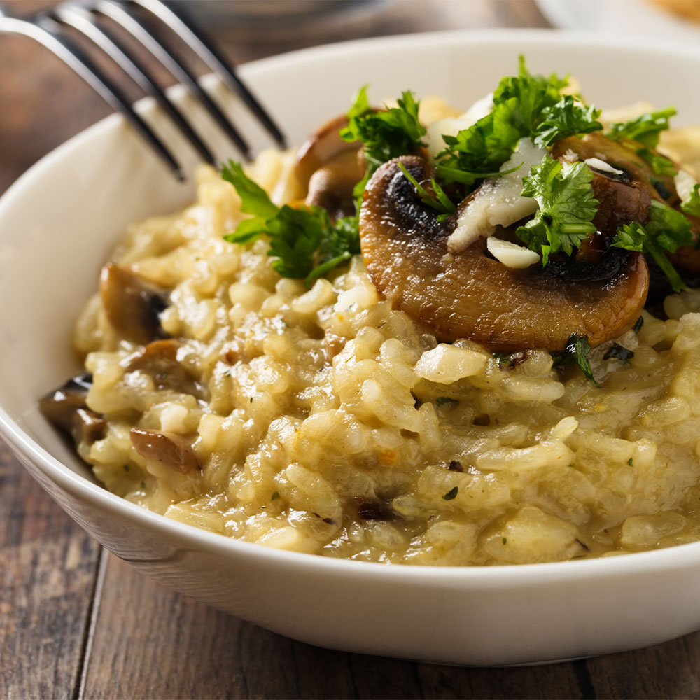 Feines Risotto mit Champignons | die veggies