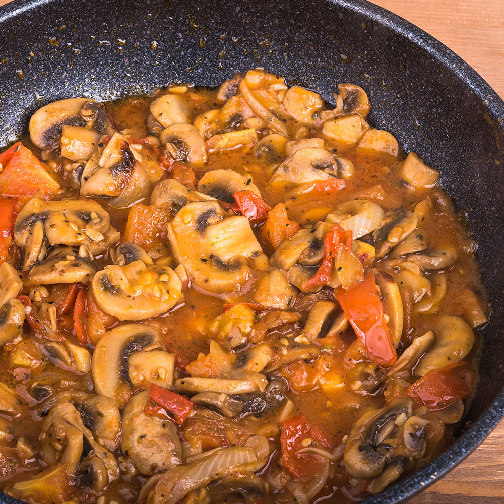 Champignon-Gulasch