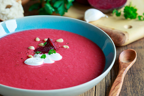 Rotebeete-Suppe